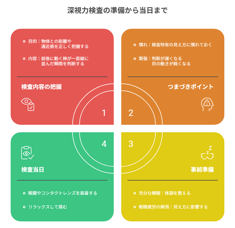 新視力検査の準備から当日まで